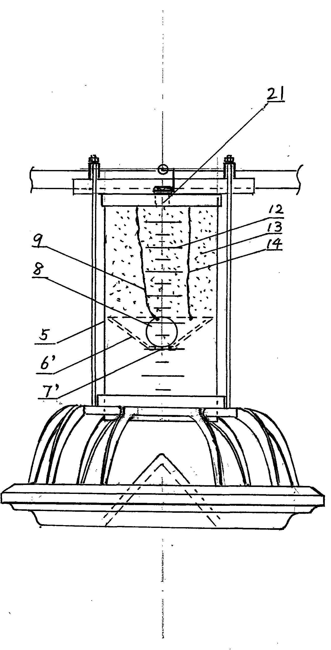 Breeding hen quantitative feeding device