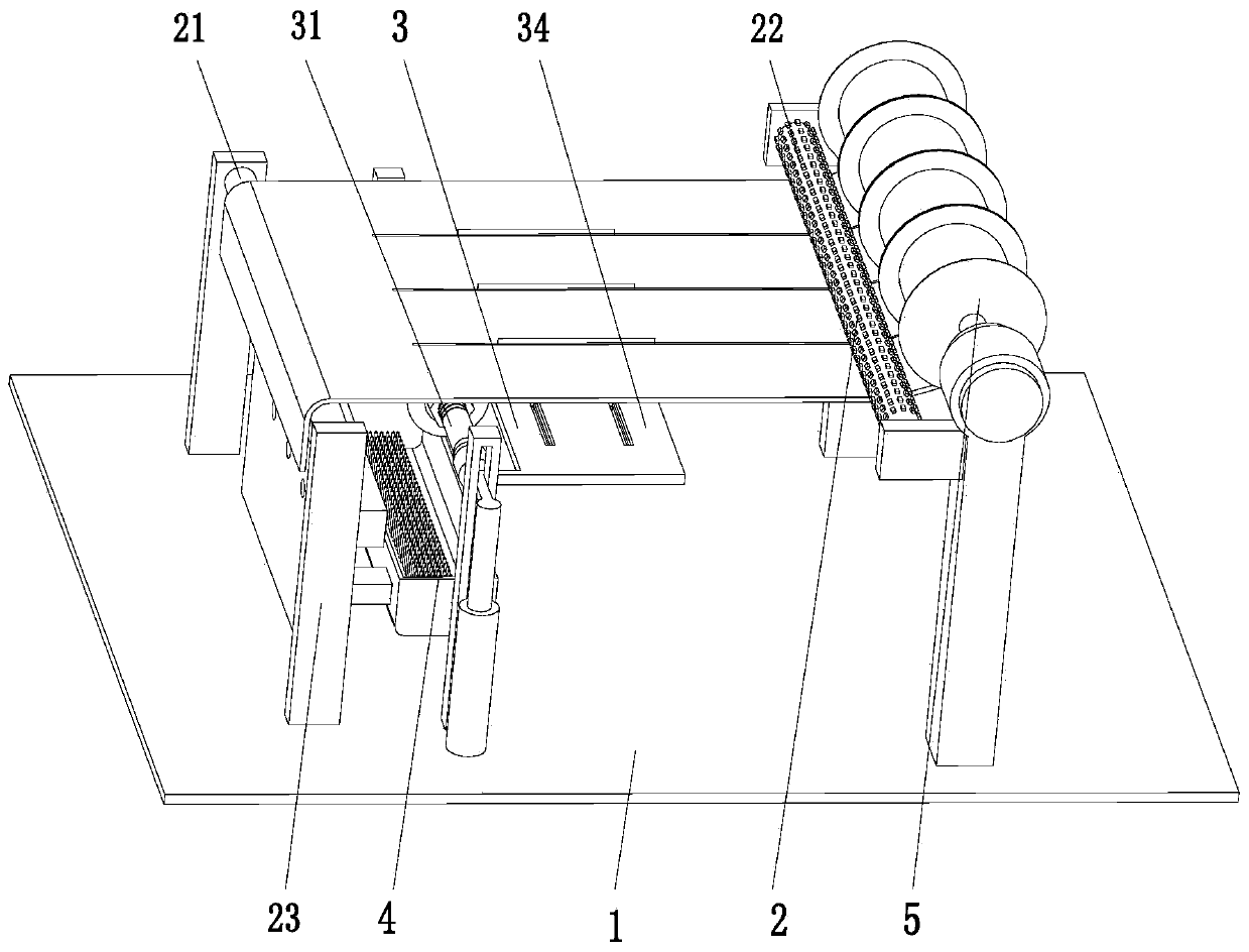 Fixed-width mold cutting machine for production and processing of box sealing adhesive tapes