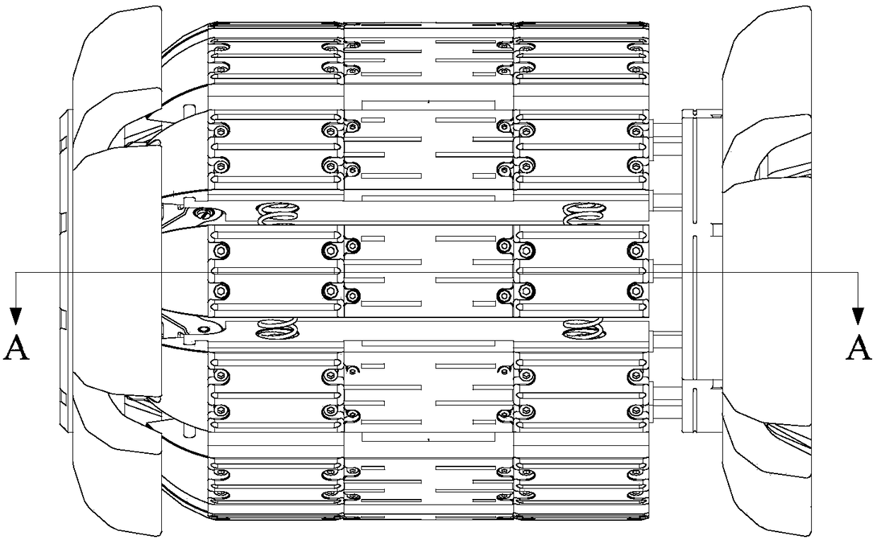 Two-dimensional floating mechanism used for pipeline detection