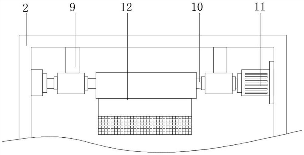 Conveying belt lifting and swinging mechanism for warehousing