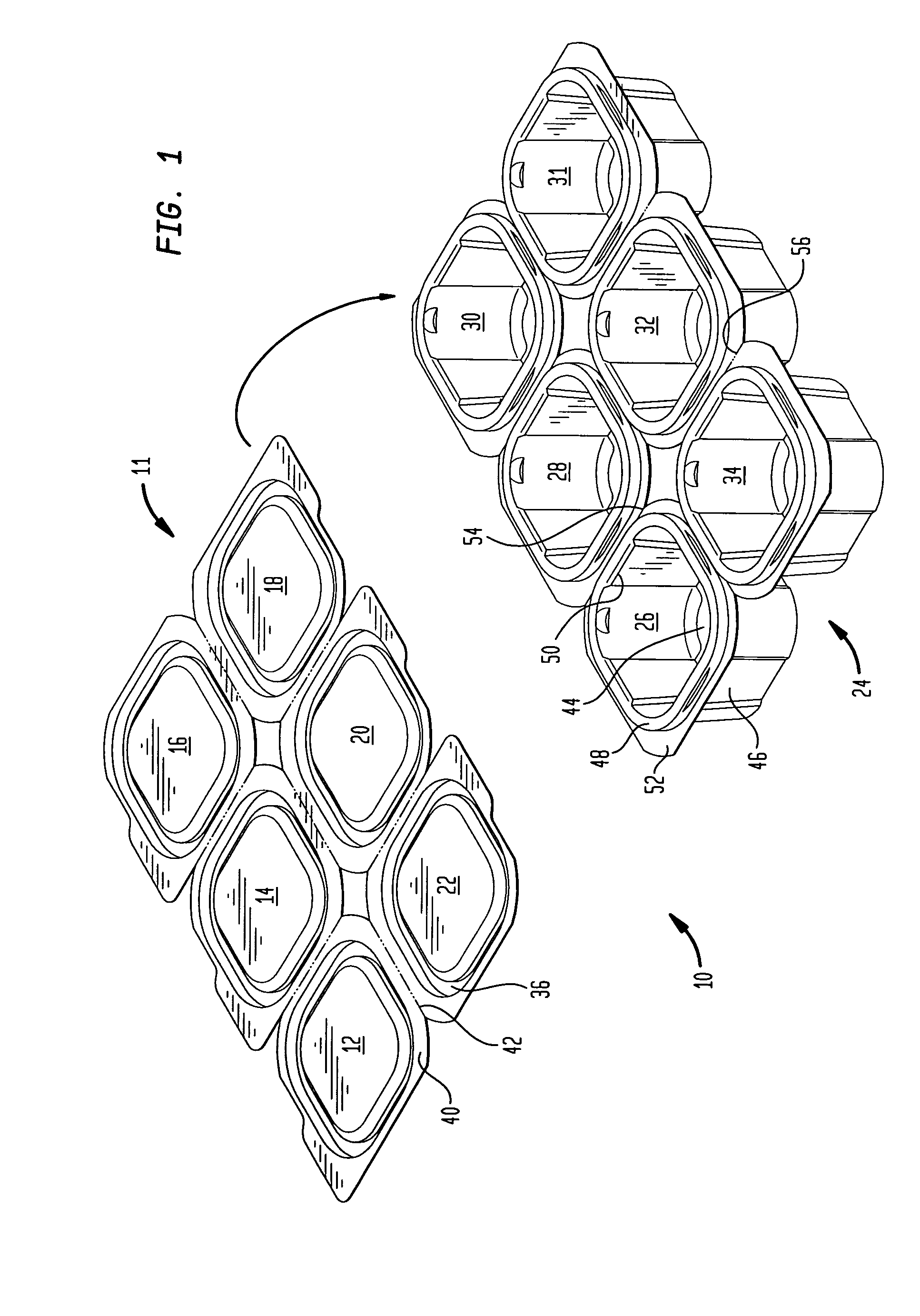 Sealable portion cups and lids therefor