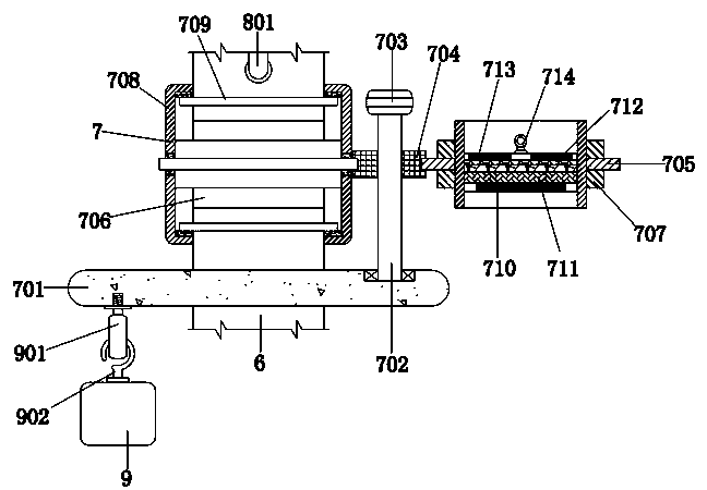 Emission reduction type biomass heat supply and storage device