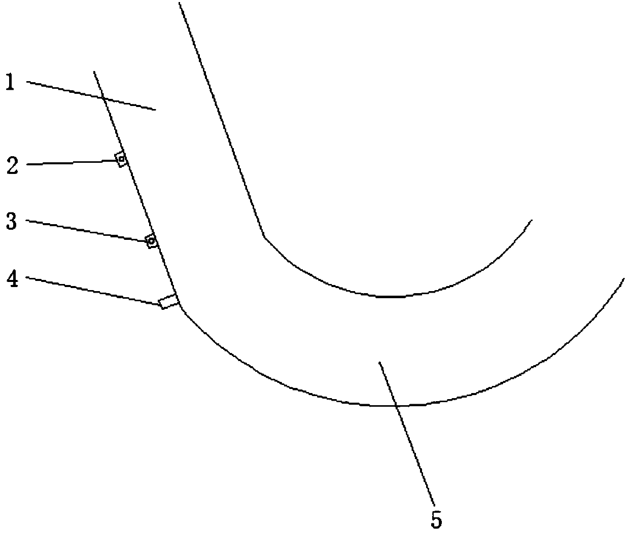 Road corner safety speed detection and warning device and method