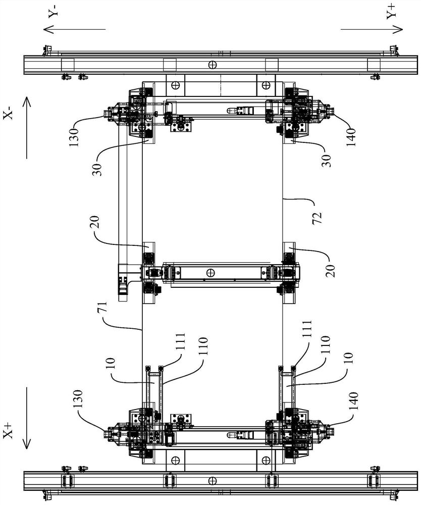 Pressing plate device for door leaf production