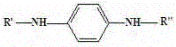 Preparation method for aryl substituted p-phenylenediamine substance