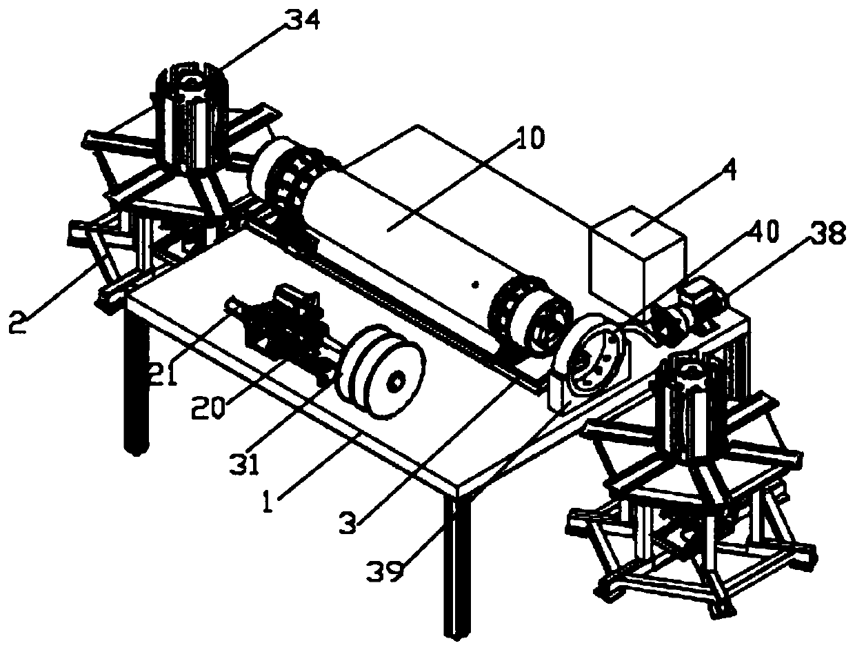 Tight winding equipment for RTP composite tubes