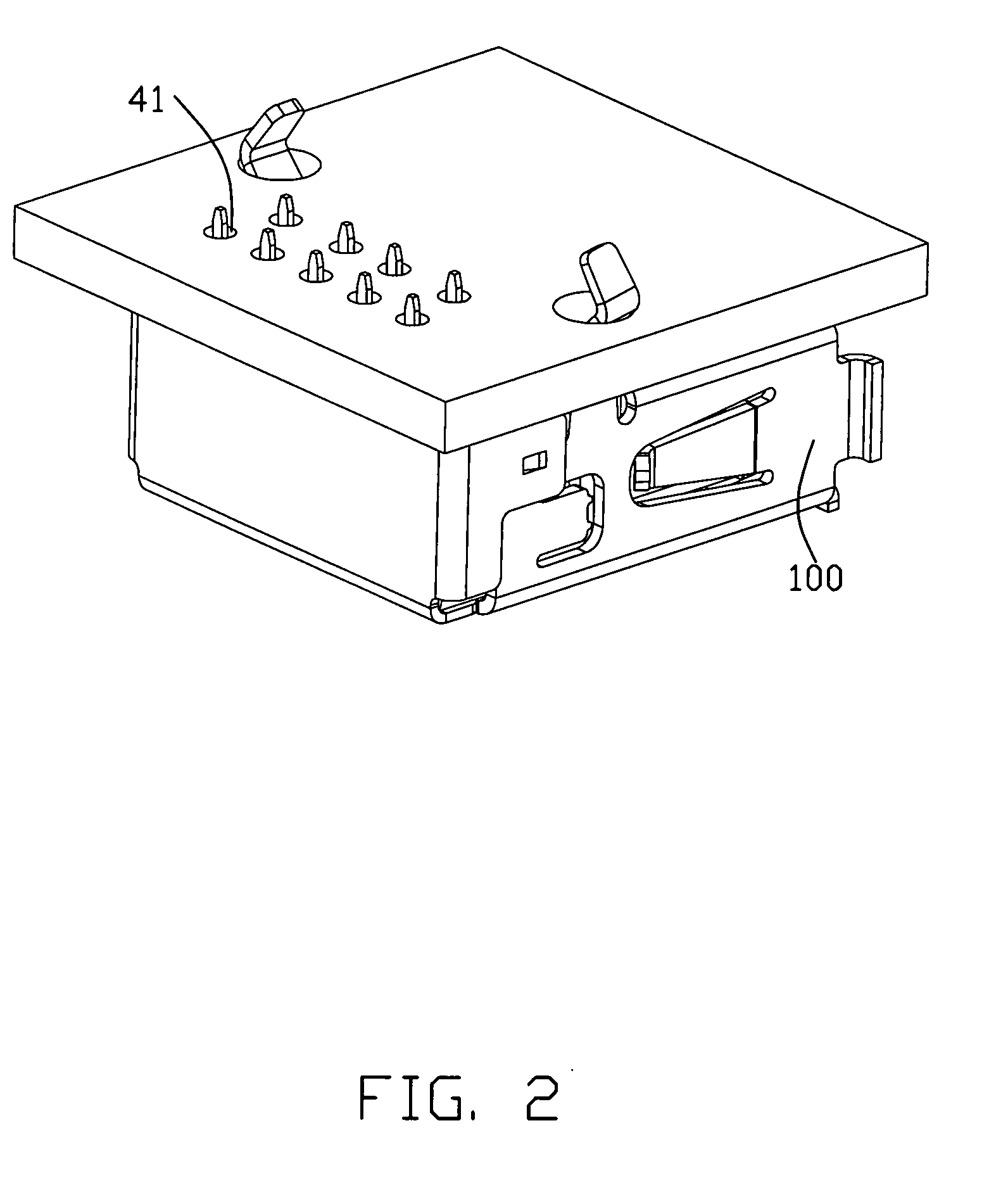 Electrical connector with improved contact arrangement