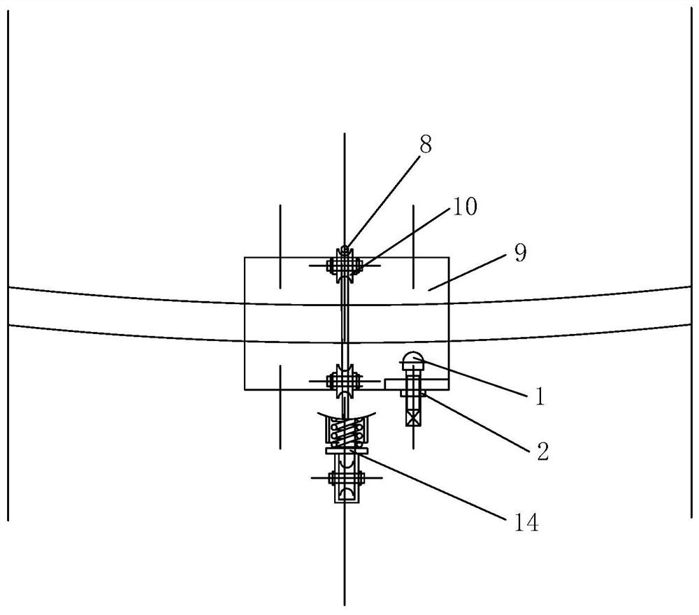 A large-diameter steel pipe construction safety suspension device