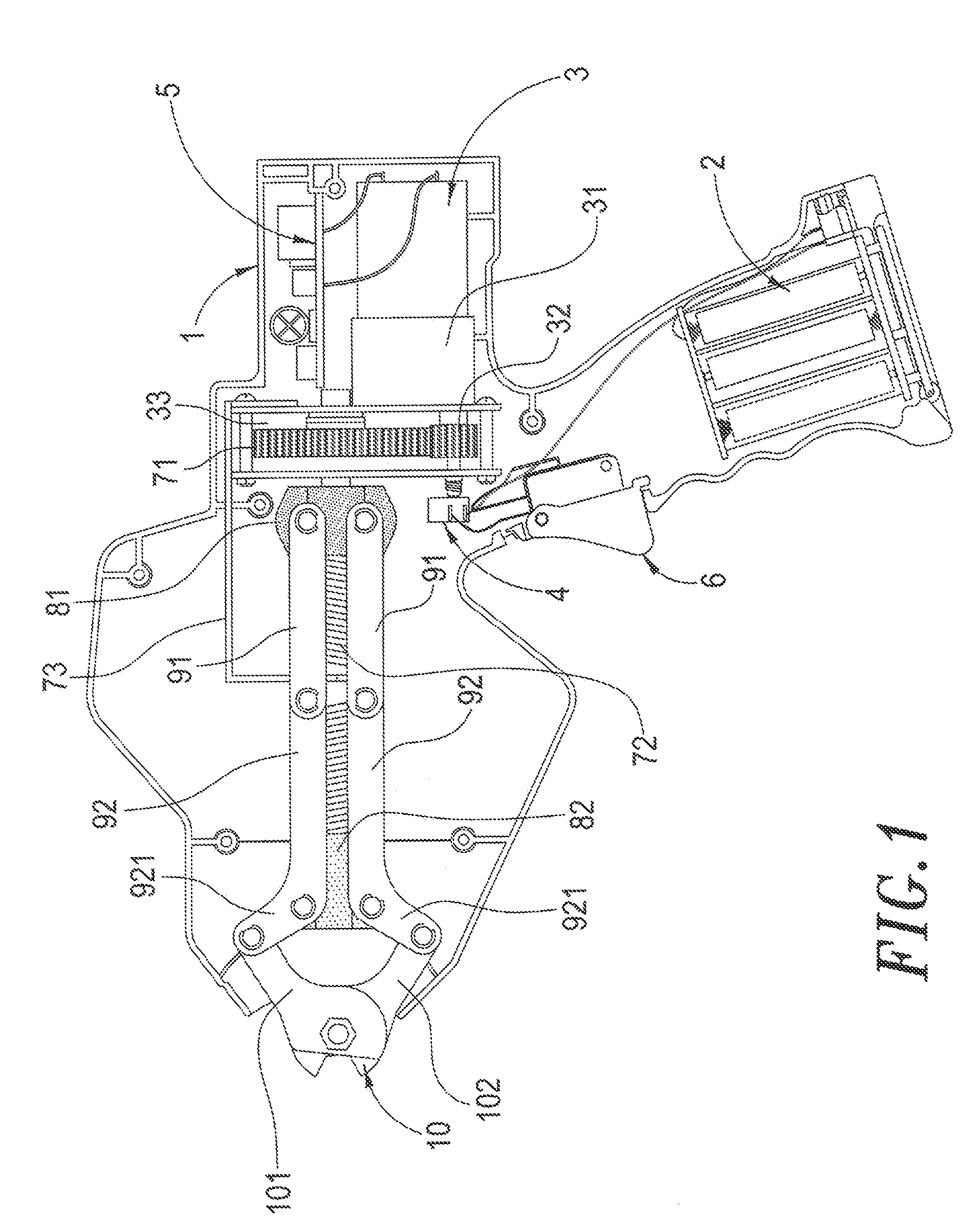 Electric cutting device