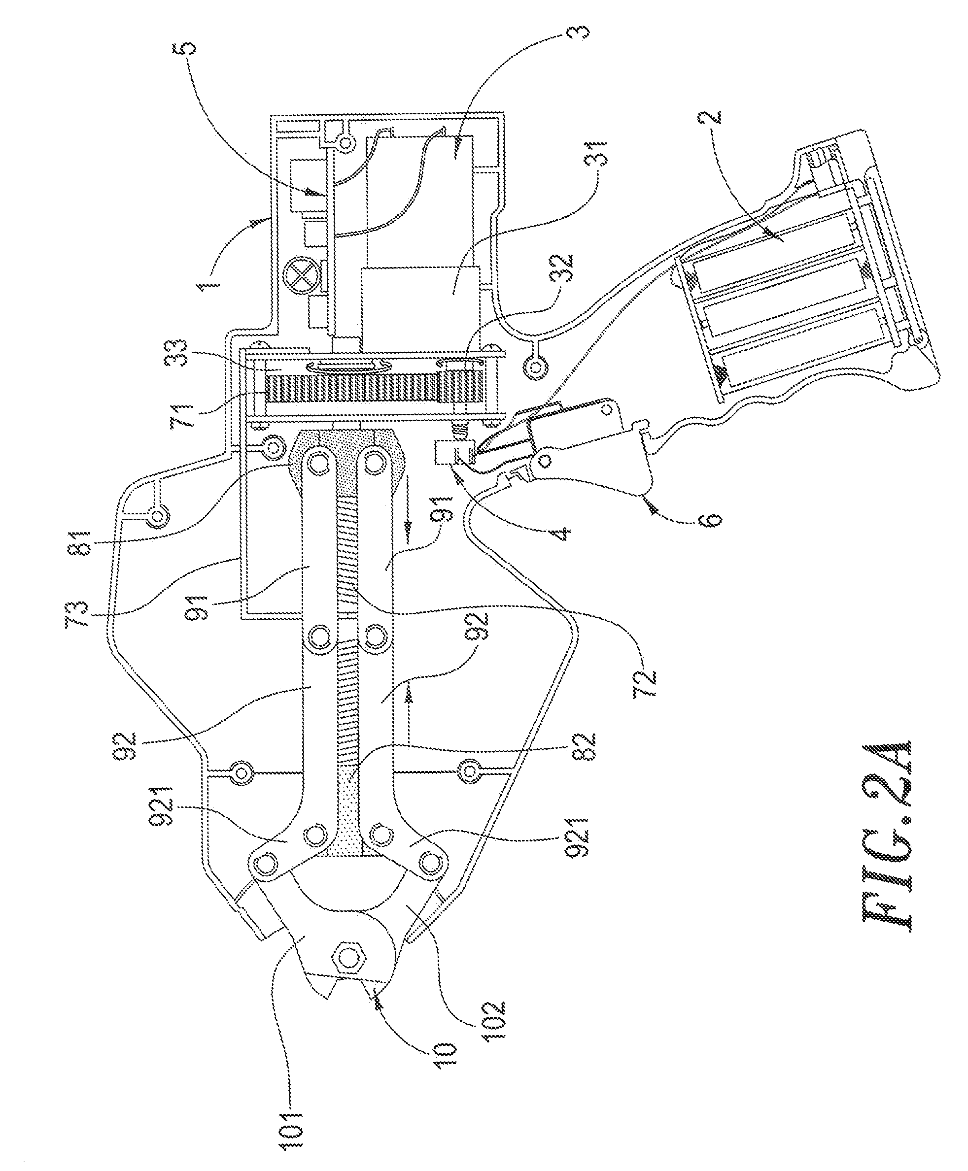 Electric cutting device