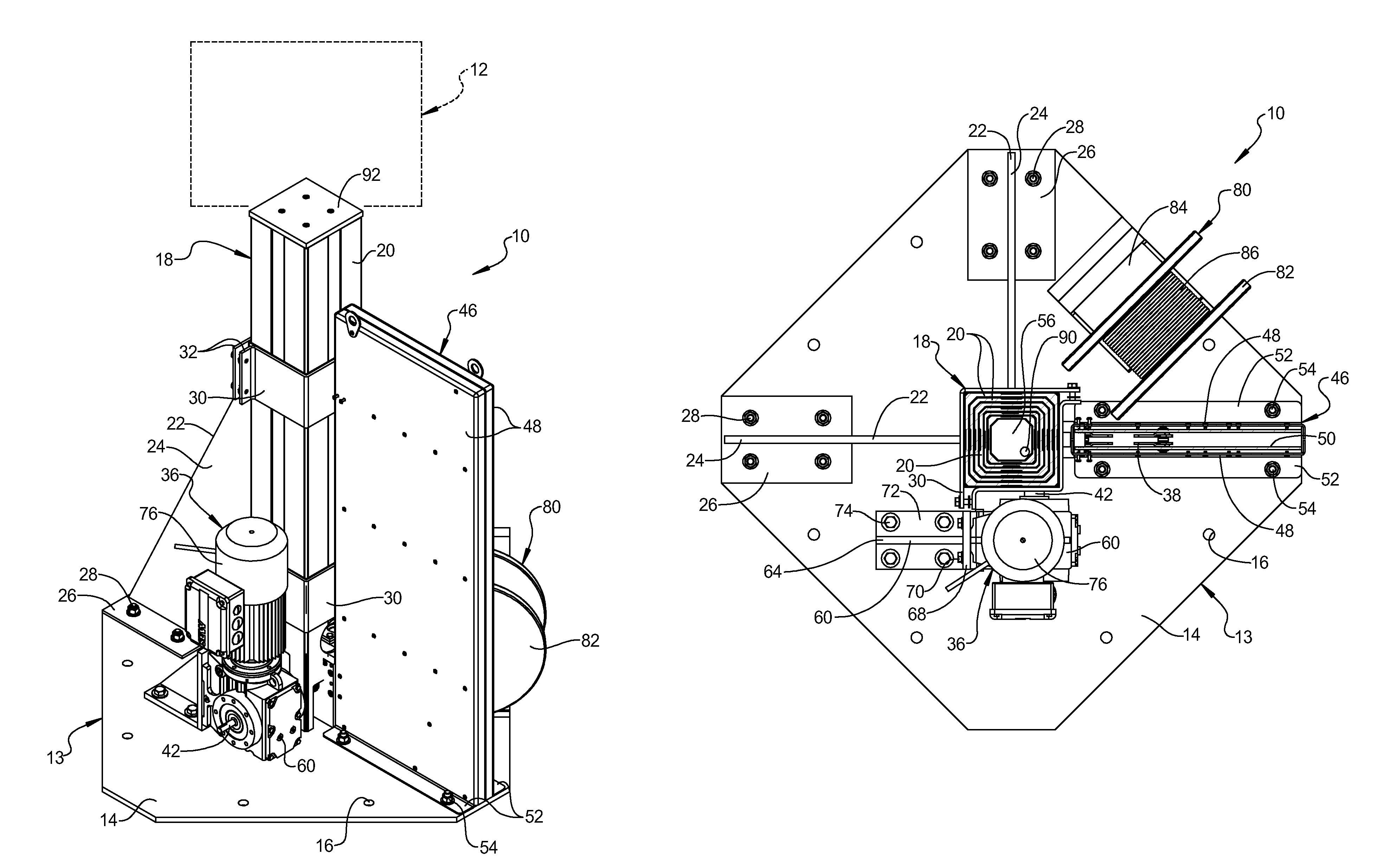 Telescopic mast system