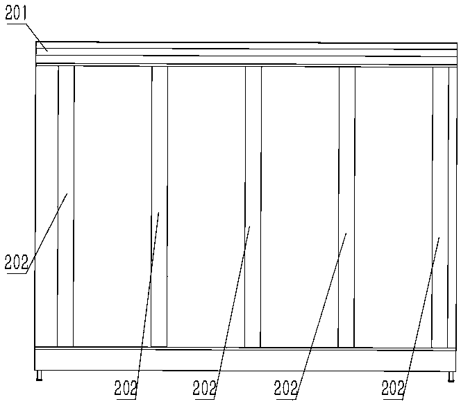 Continuous refurbishment painting system for road guardrails