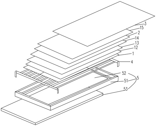 Ultra-efficient electricity and heat cogeneration BIPV integrated assembly, and heat and power cogeneration system thereof