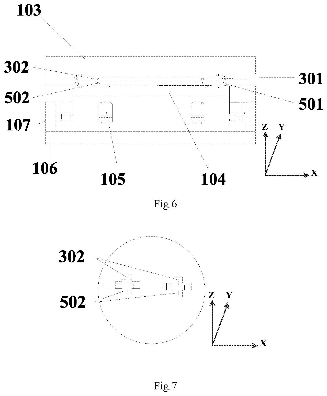 Device and method for bonding alignment