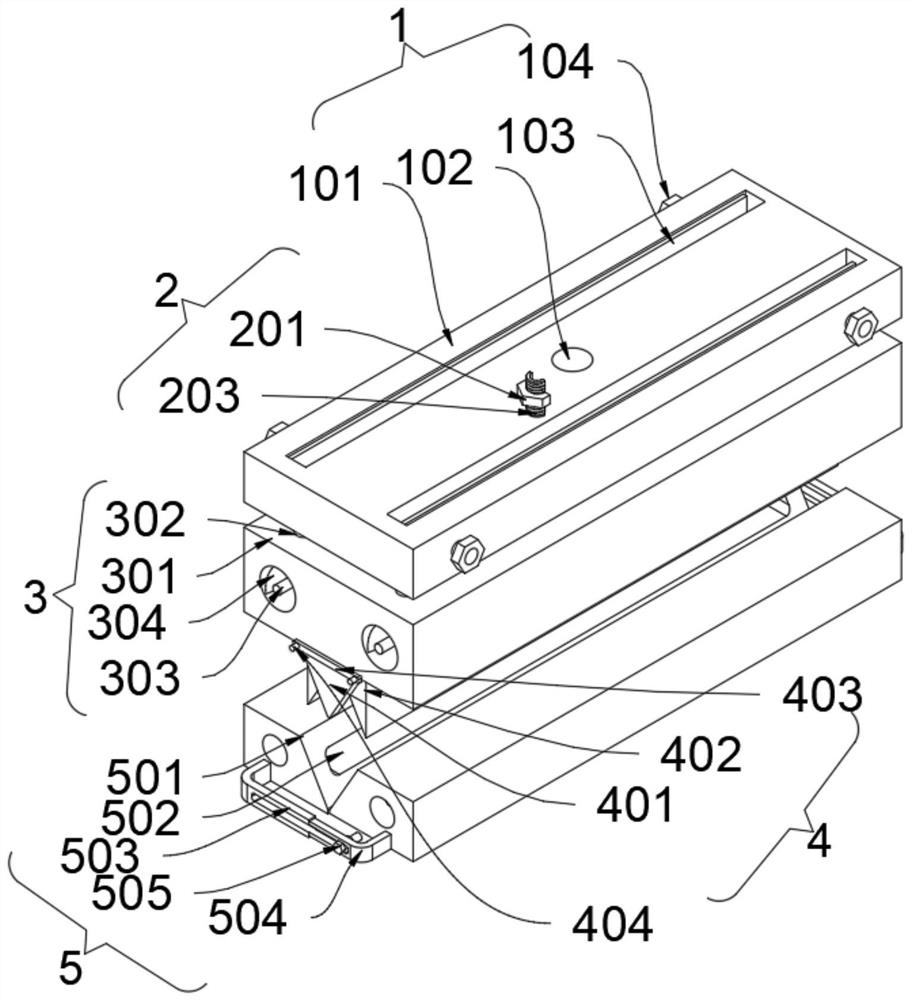 Melt-blown cloth nozzle structure capable of avoiding air passage blockage