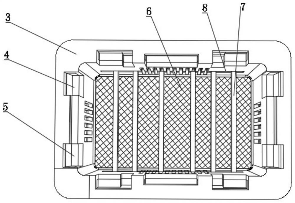 Special magazine of freezer dryer for storing food