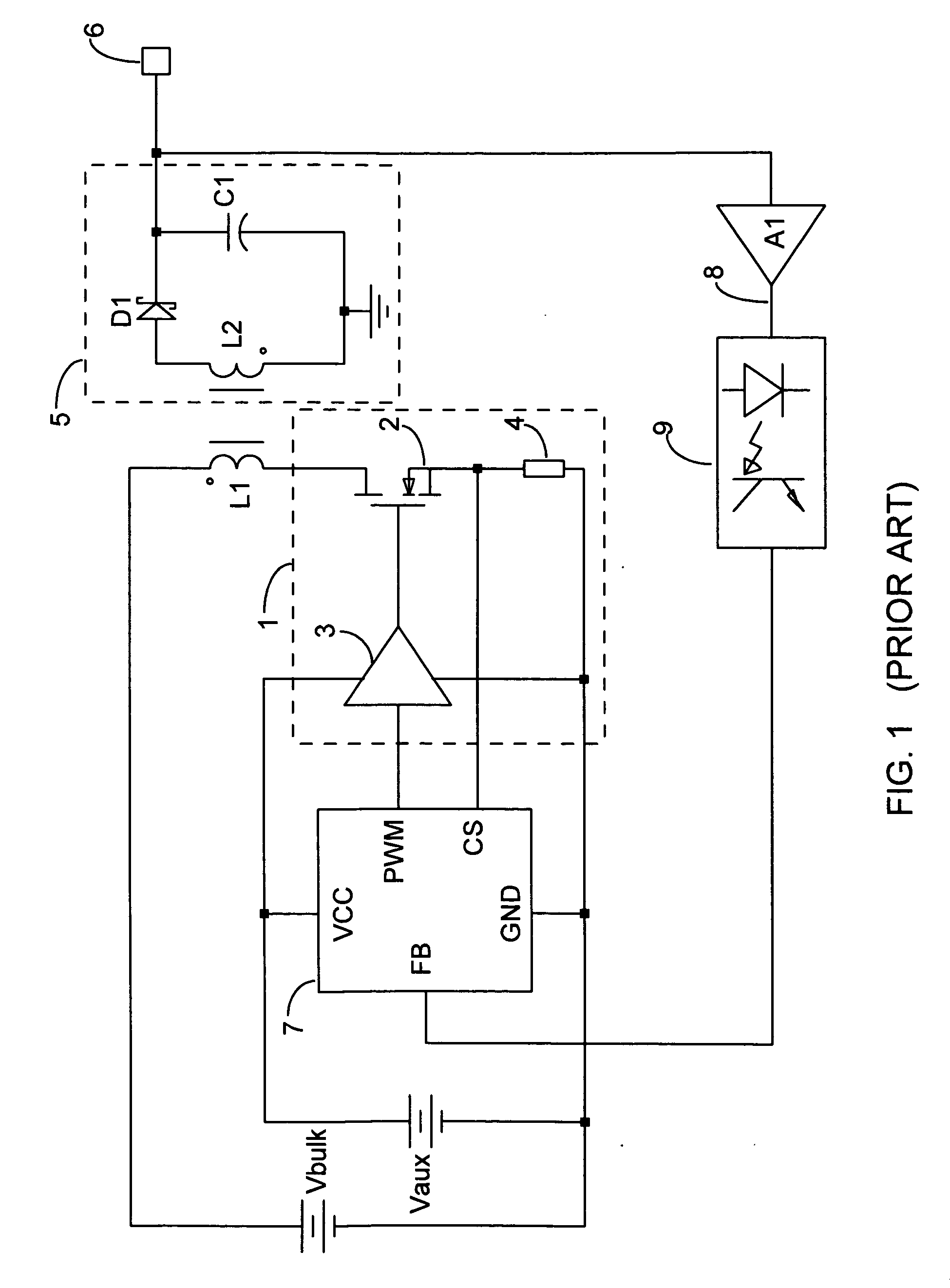 Cascode switch power supply