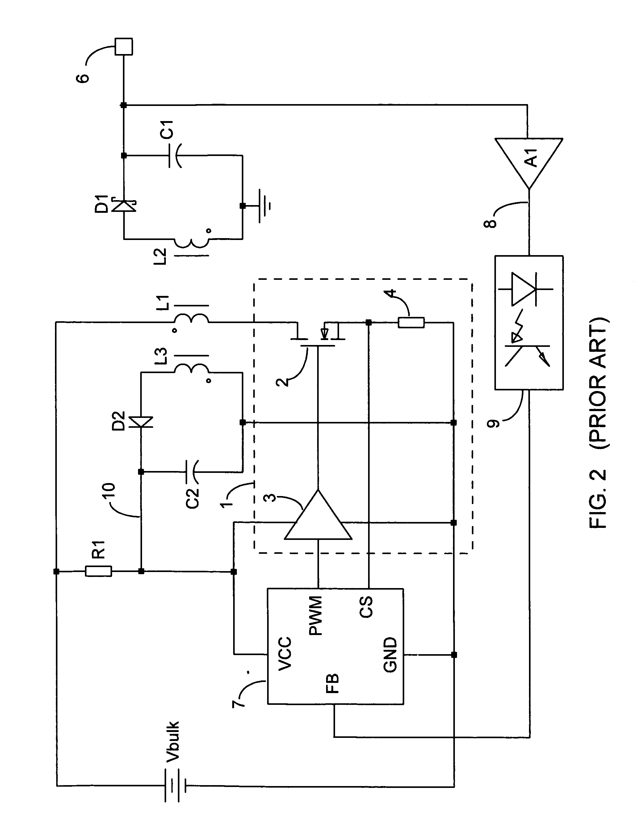 Cascode switch power supply