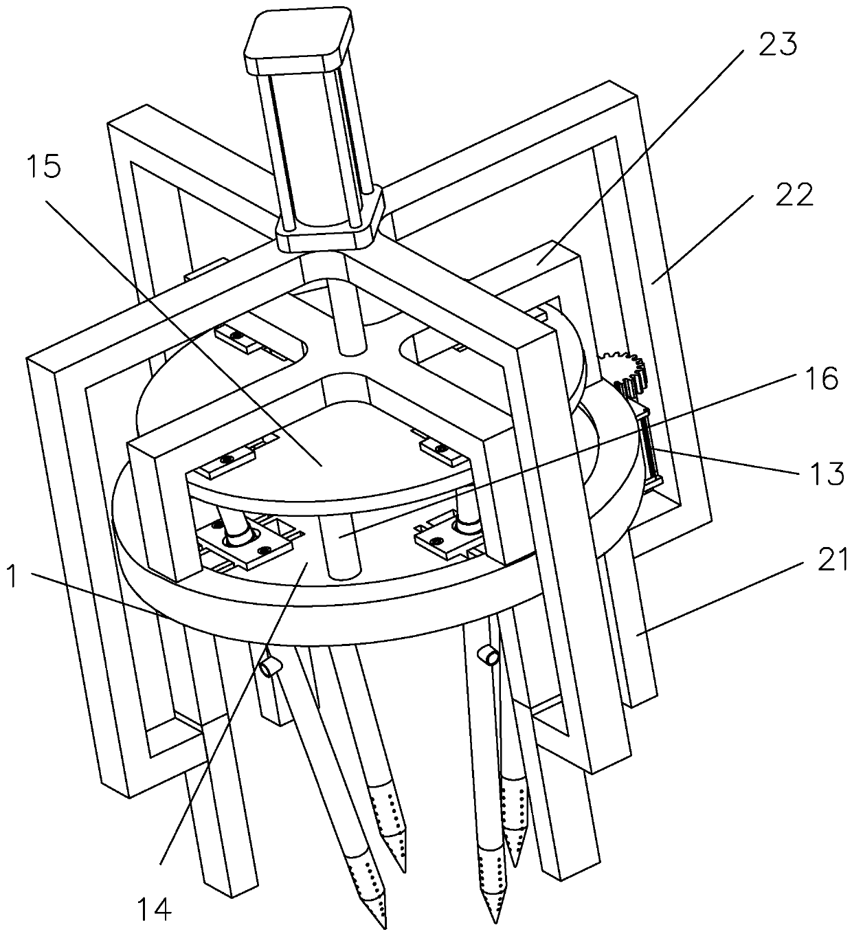 Seedling-lifting apparatus and seedling-lifting method thereof