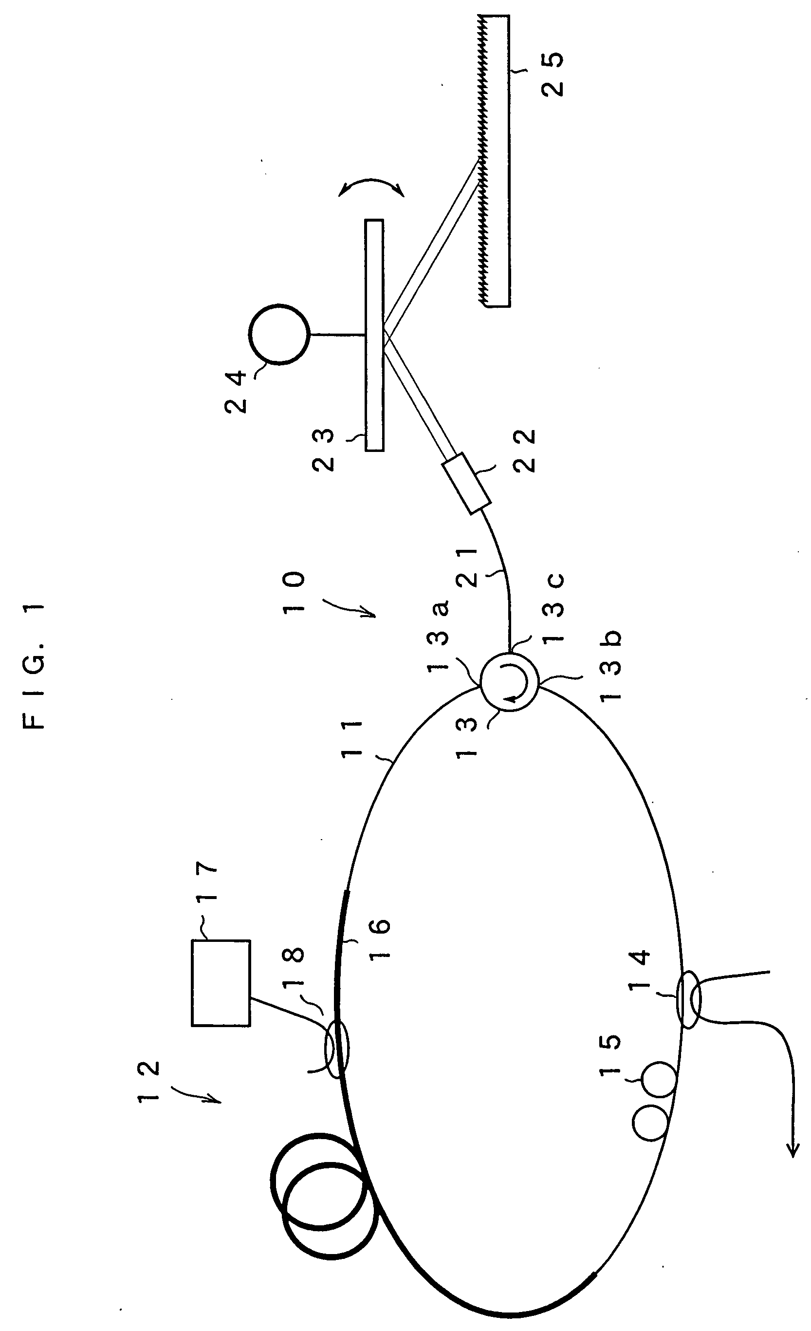 Tunable fiber laser light source