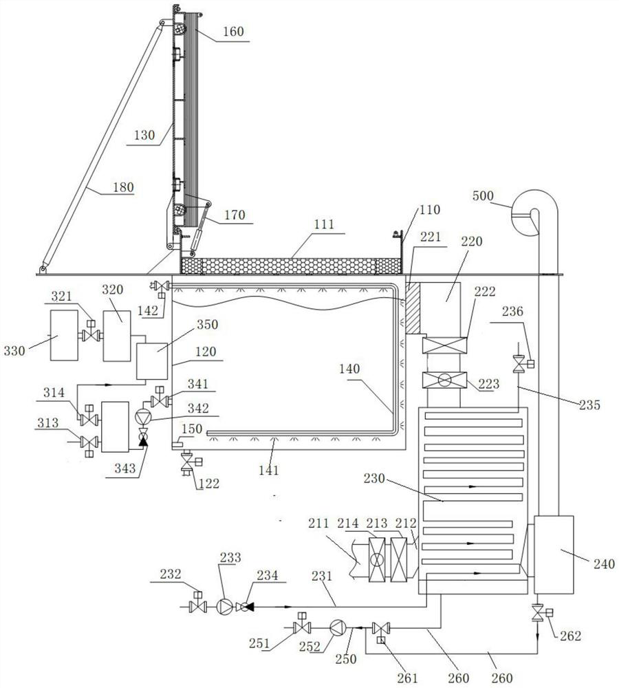 Marine water production device and ship