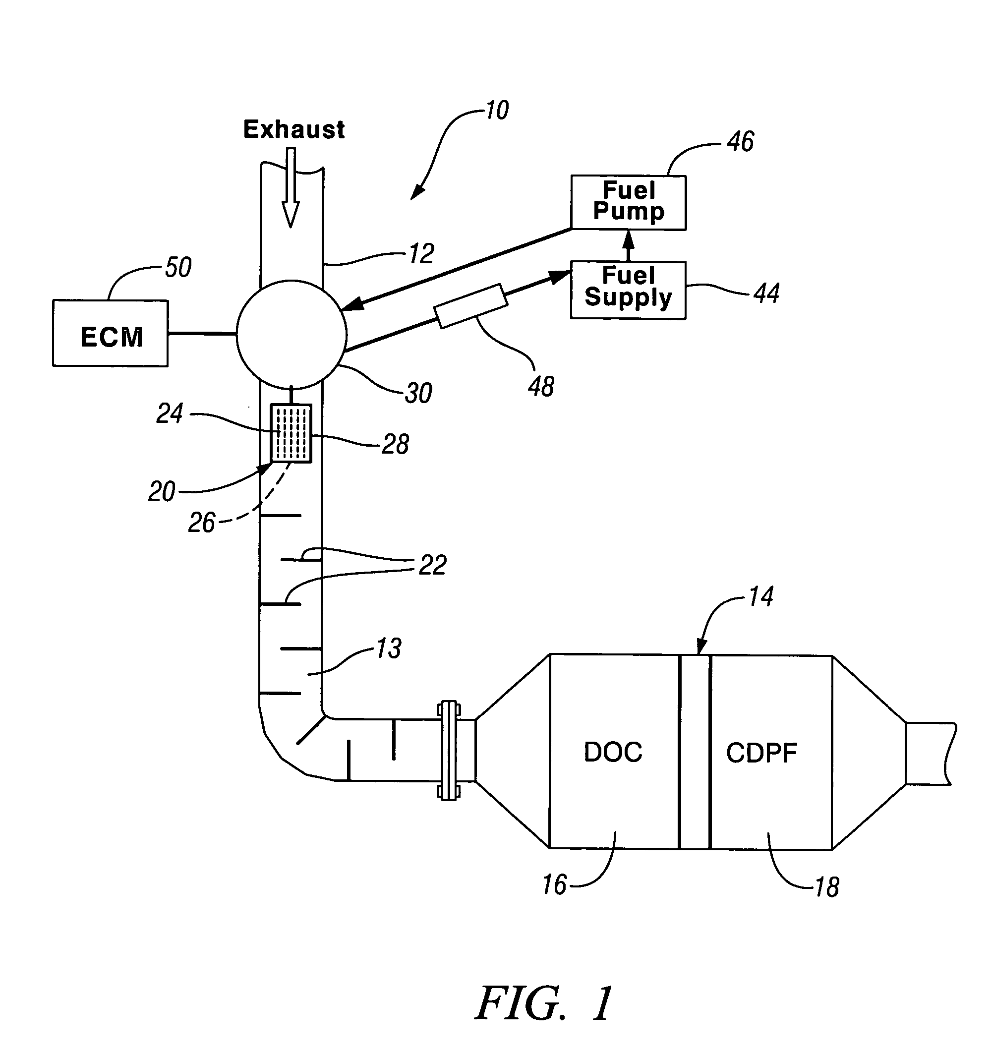 Diesel exhaust aftertreatment device regeneration system