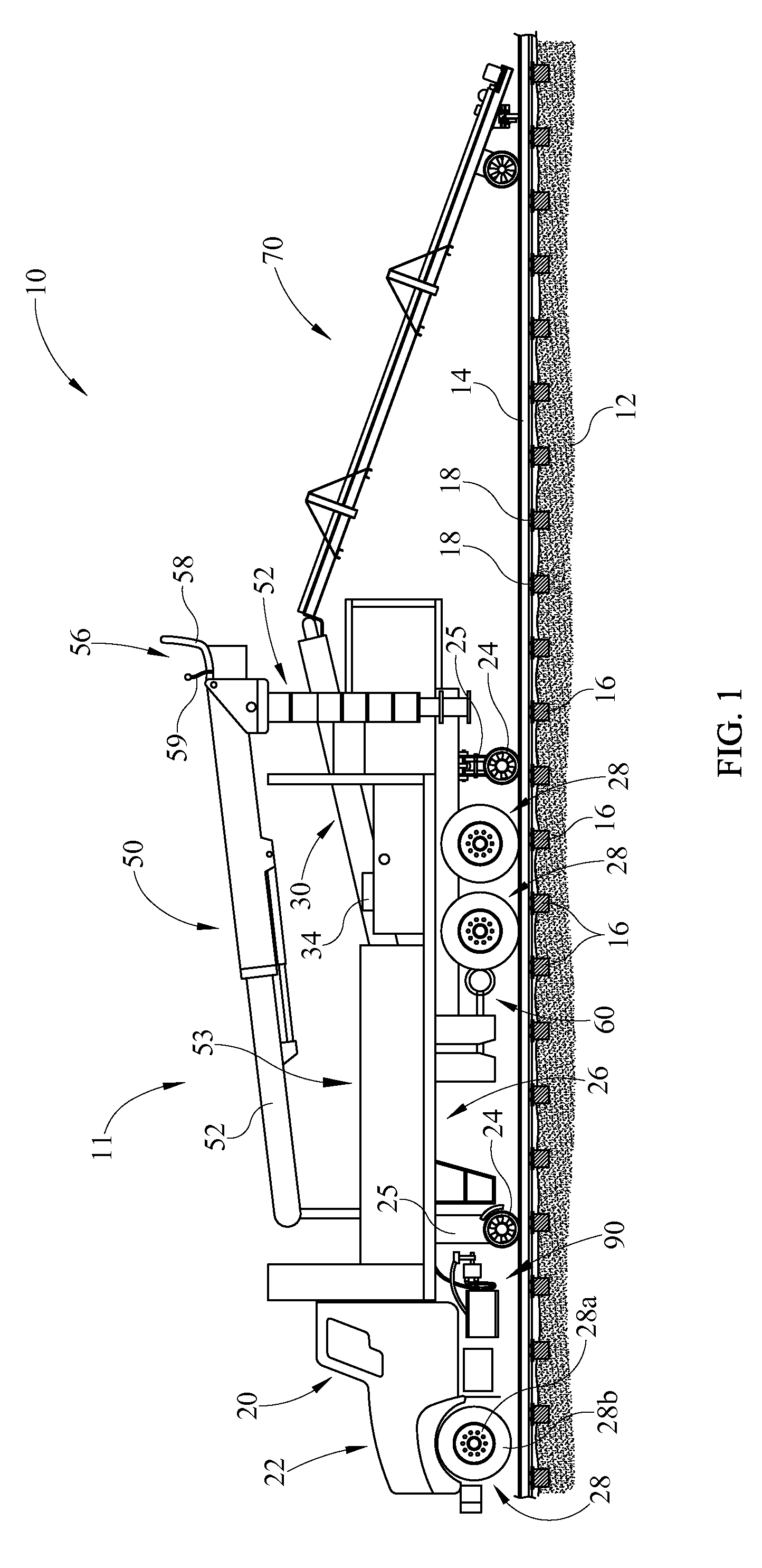 Auxiliary drive system for a high-rail vehicle