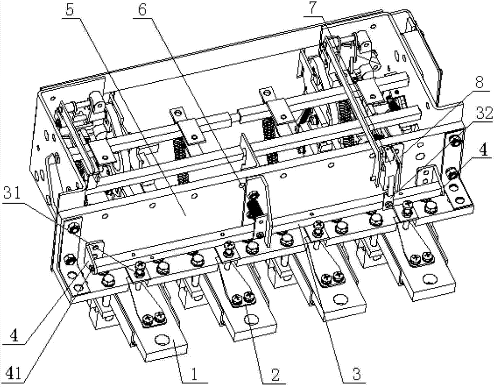 Thermal trip actuating mechanism of air circuit breaker