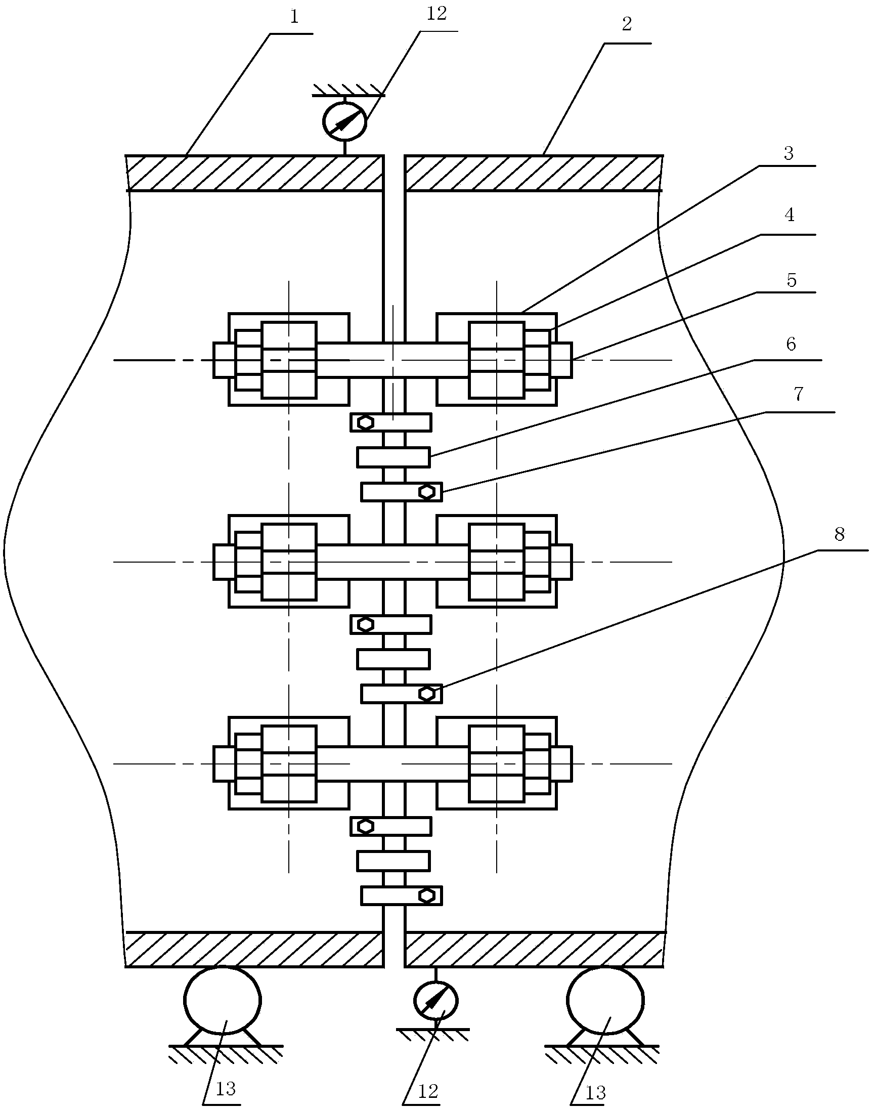 Lime kiln barrel assembling and welding method