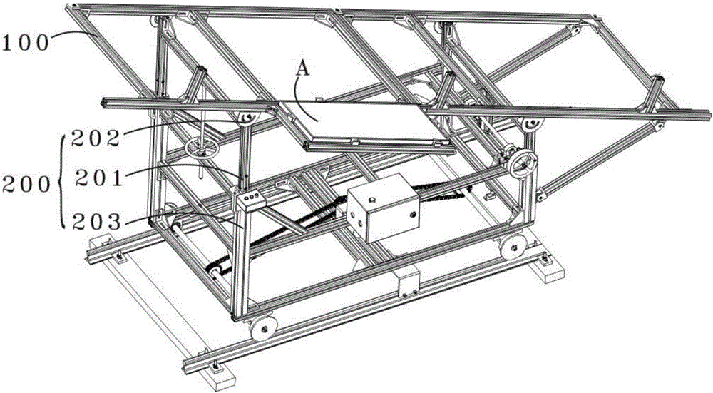 Downtime apparatus of scavenging machine