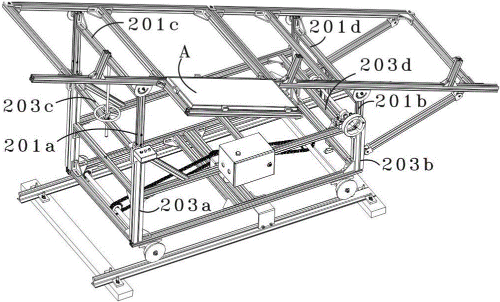 Downtime apparatus of scavenging machine