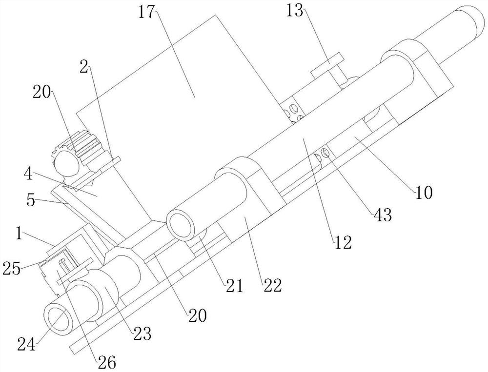 Knitting machine paint spraying device with mixing function and using method thereof