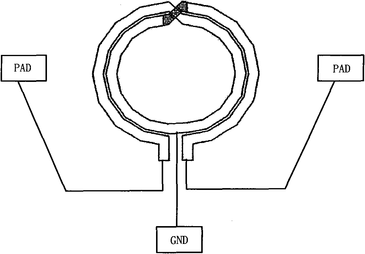 Method for testing inductance