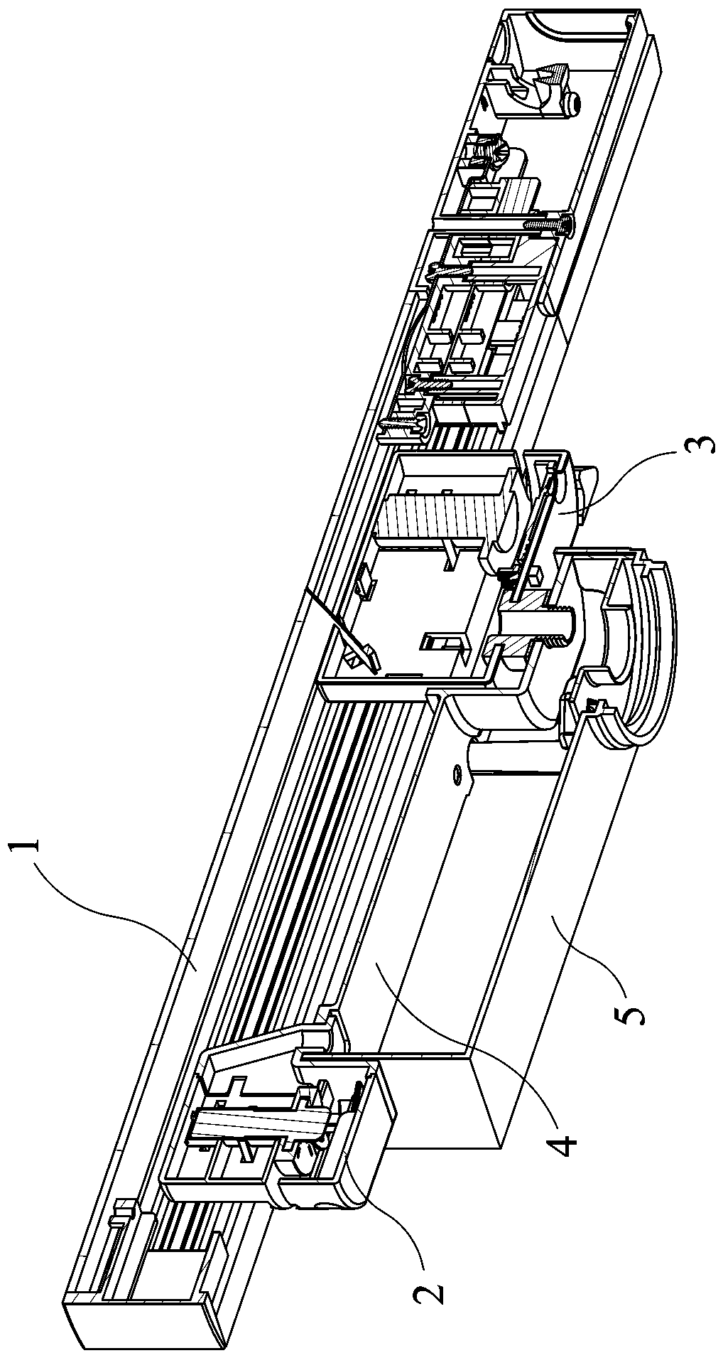 Improved structure of six-wire track head