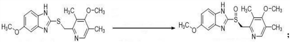 Synthesis method of esomeprazole sodium