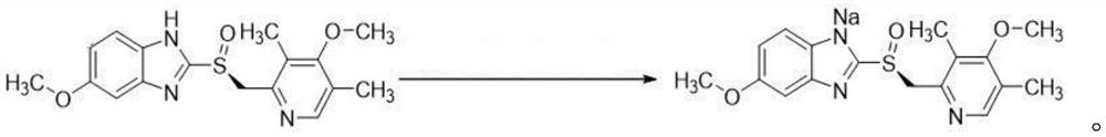 Synthesis method of esomeprazole sodium