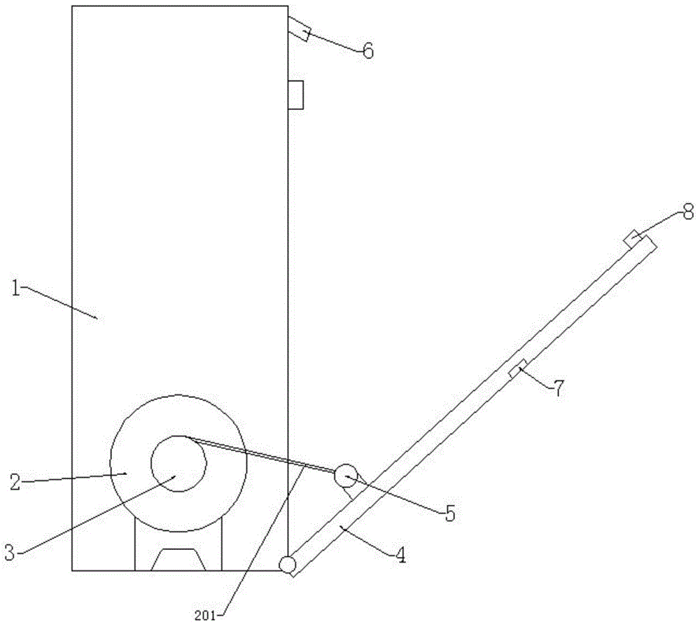 Unfolded anti-theft door with electric self-locking device