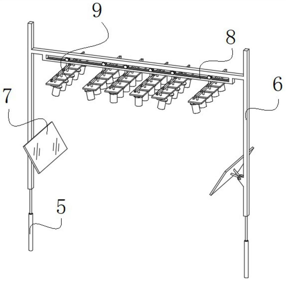 Underwater high-energy variable light field adjustment control device