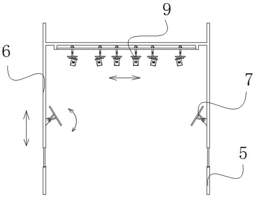 Underwater high-energy variable light field adjustment control device