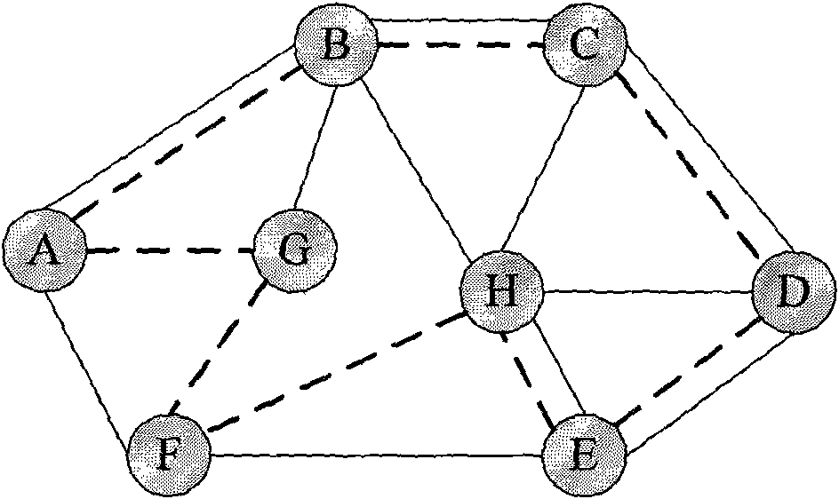 Method of distributed configuration of protection of automatically switching optical network