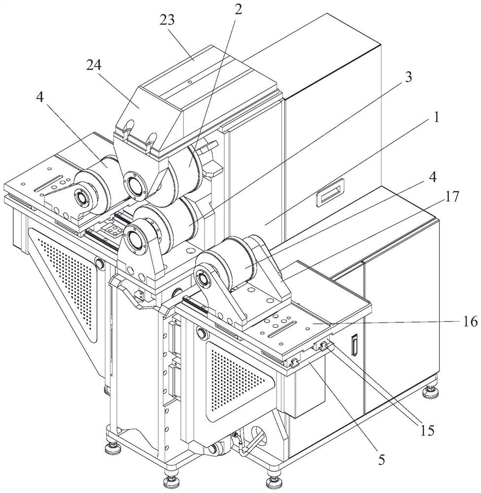 Modular bending equipment for profile machining and bending method of modular bending equipment