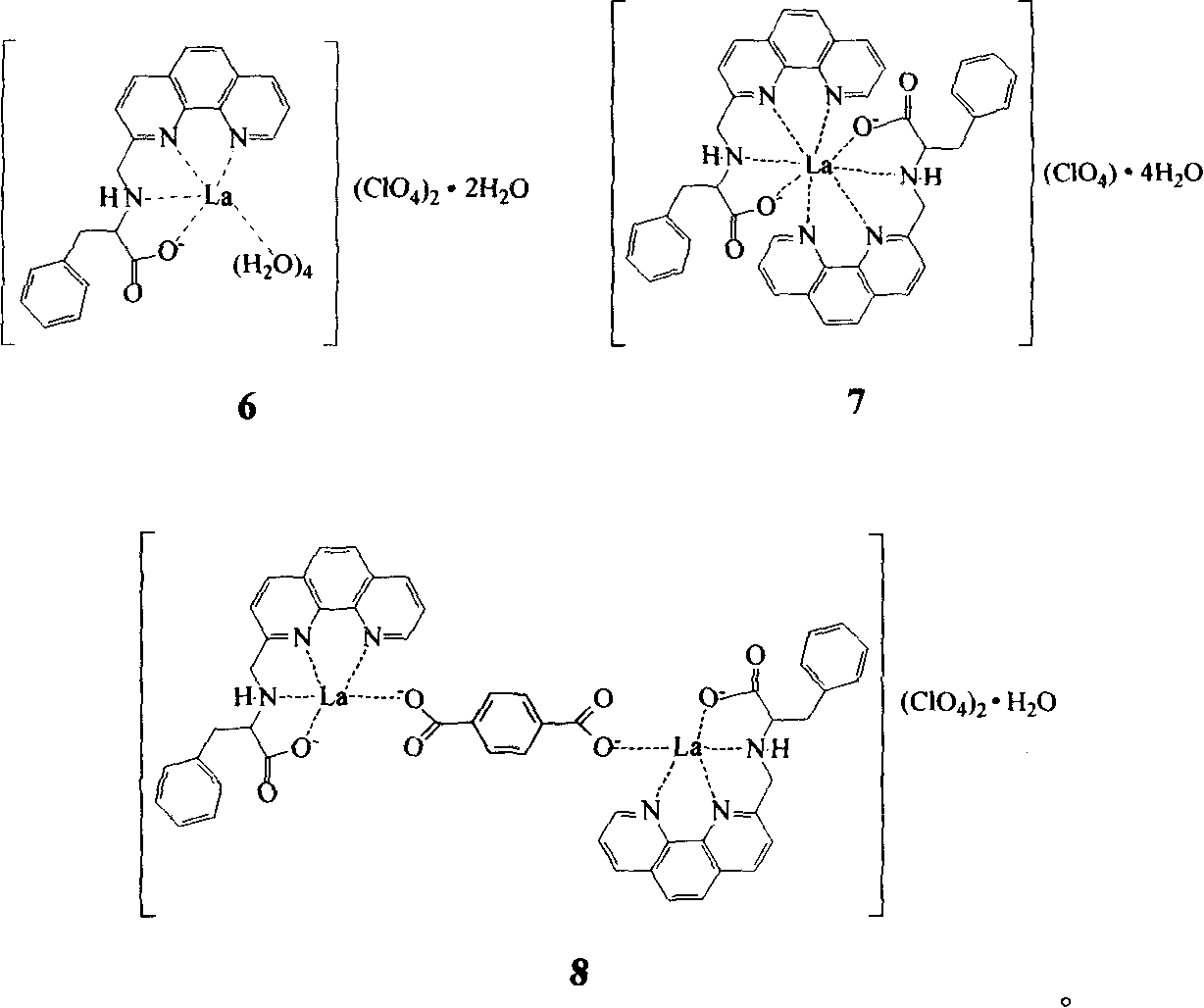 Lanthanum amino acid complex and its preparing process and application