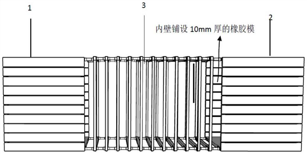 Prefabricated continuum model box for simulating underground structure under combined action of fault and seismic oscillation