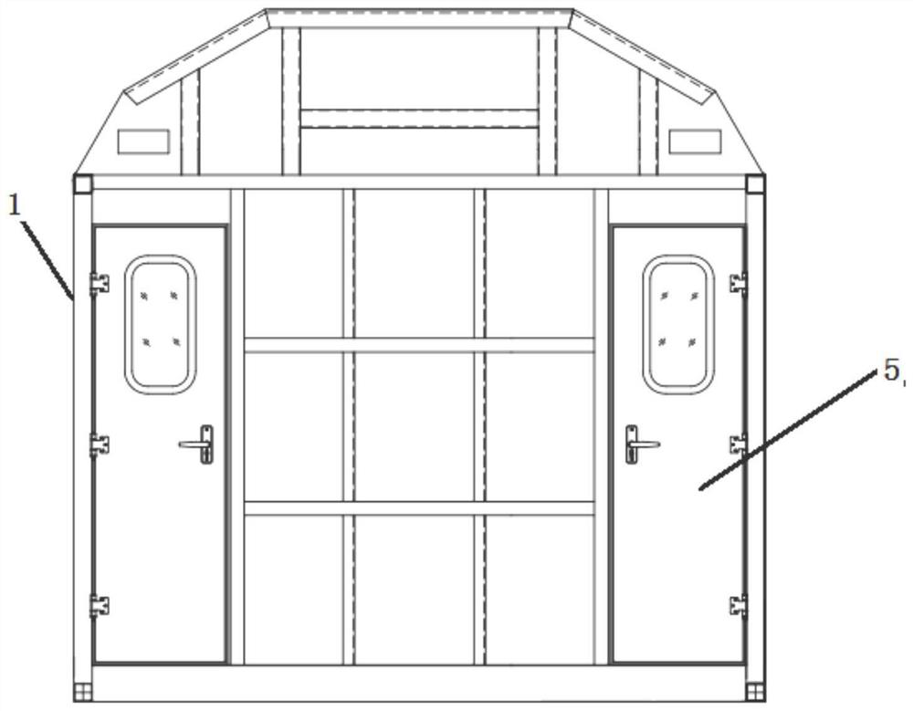 Carriage of rail car and rail car