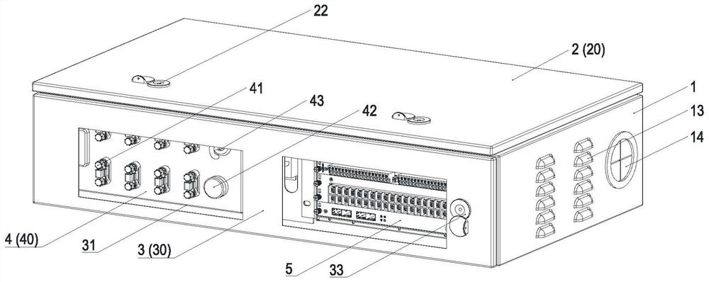 Network load intelligent interaction system terminal device cabinet