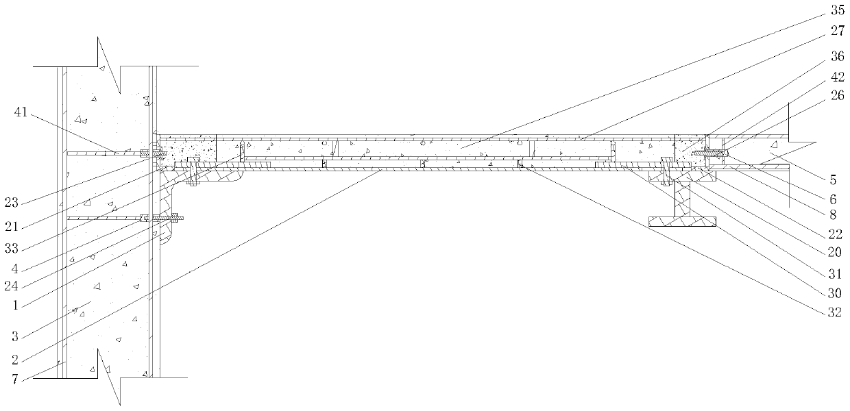 A construction method for sealing a hole with a combination of profiled steel beams and profiled steel plates