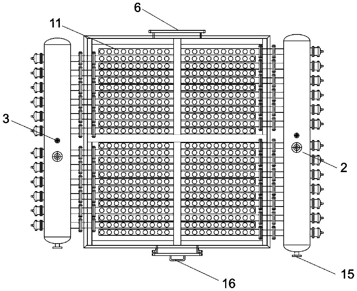 Preparation method of silicon carbide asymmetric composite filter tube membrane with controllable aperture, and device