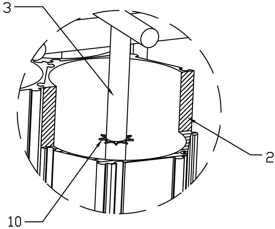 Oil smoke purifier with honeycomb structure