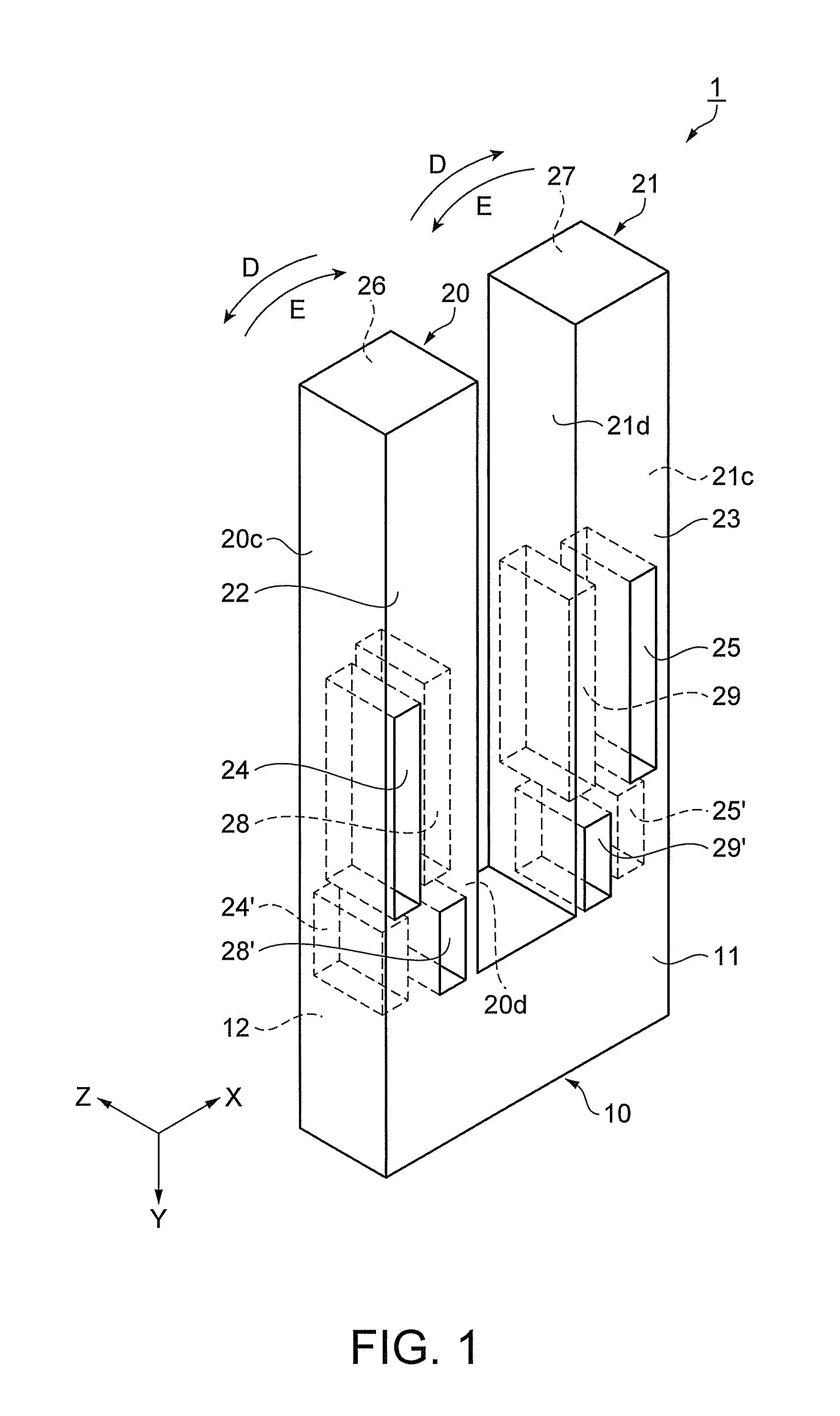 Tuning-fork resonator with grooves on principal surfaces