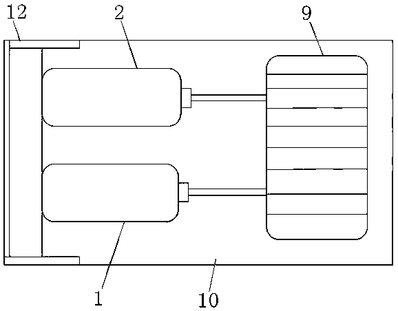 Combined oil injection and discharge electric device and oil injection and discharge method